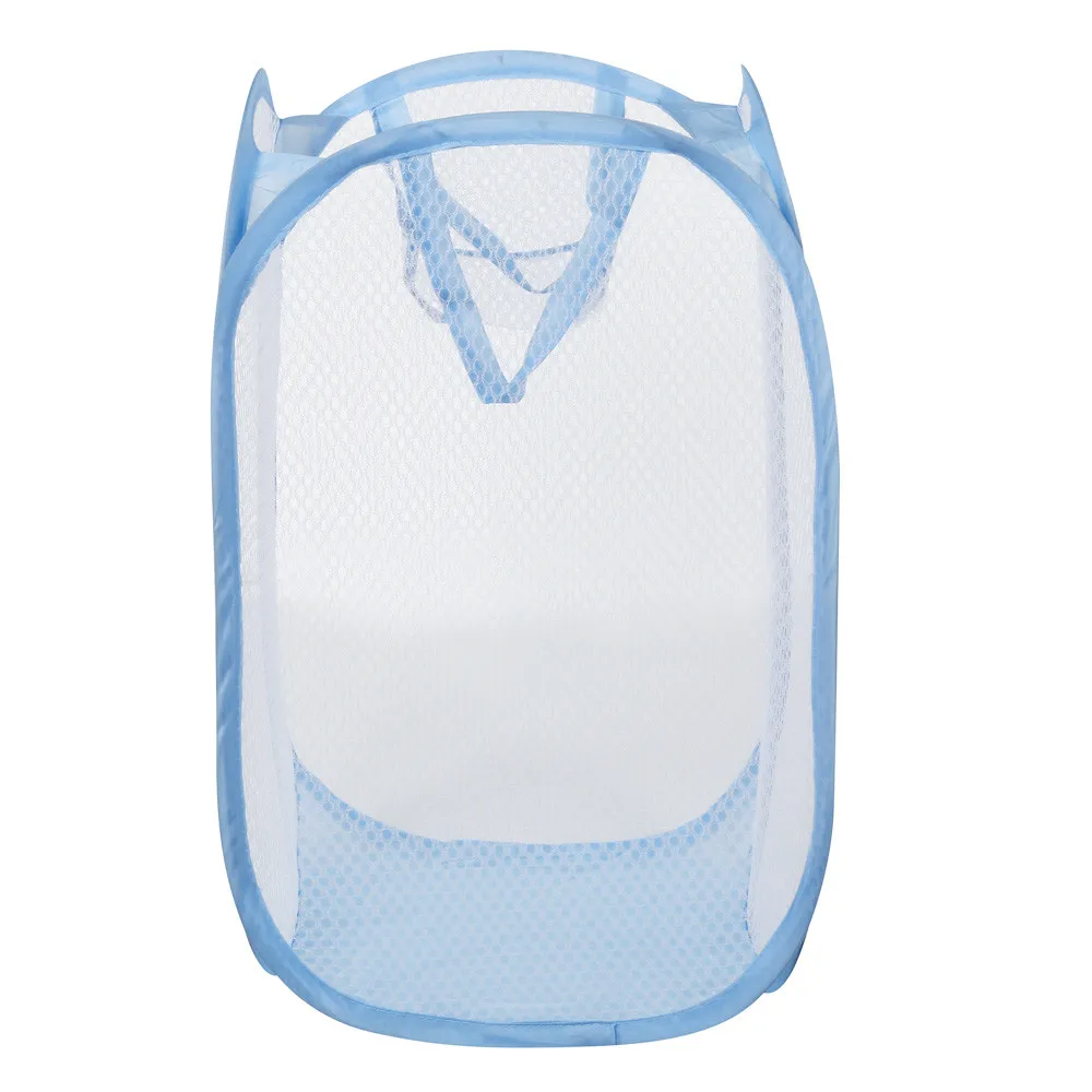 Складной всплывающий мешок для стирки белья корзина сумка Корзина сетка для хранения Pupple грязная корзина для одежды