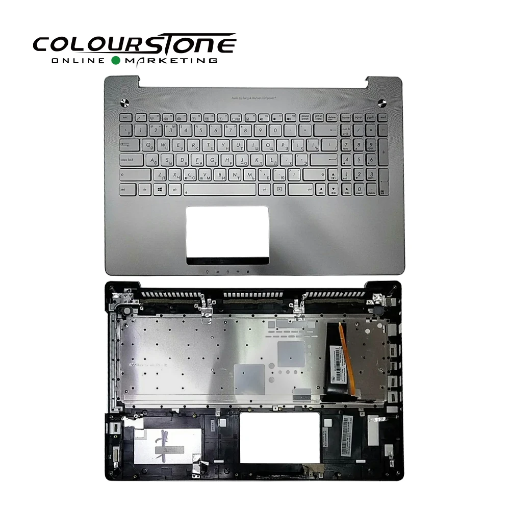 N550 RU Клавиатура для ноутбука ASUS N550 N550JV N550JK N550JA русские клавиатуры с C оболочкой C крышкой с подсветкой без сенсорной панели