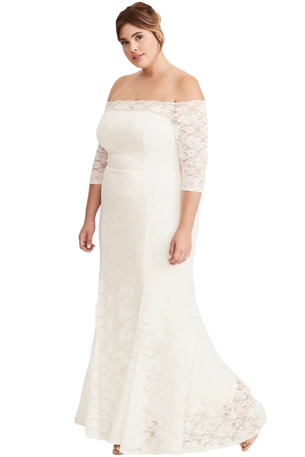 White-Plus-Size-Lace-Off-Shoulder-Party-Maxi-Dress-LC610302-1-1