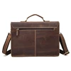 WESTAL Business Briefcases Bag Men for Lawyer Vintage Crazy Horse Leather Laptop Briefcases Bag 14inch Office/Document Bags Men ► Photo 2/6