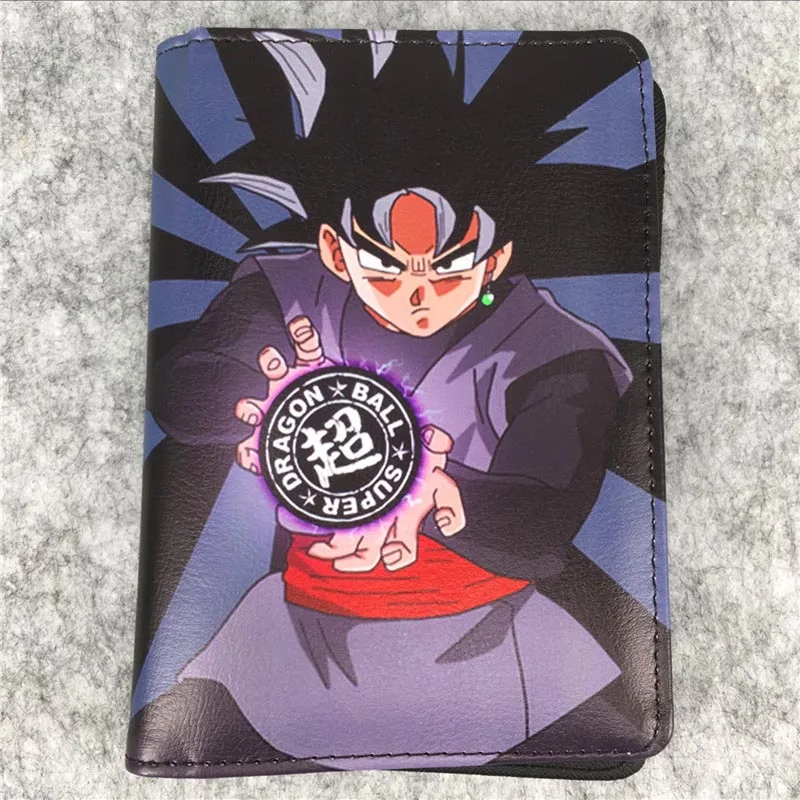 

Hot Japanese Anime Dragon Ball Z Passport Cover Durable Leather ID Card Holder Bag Creative Gift for Men Cartoon Passport Holder