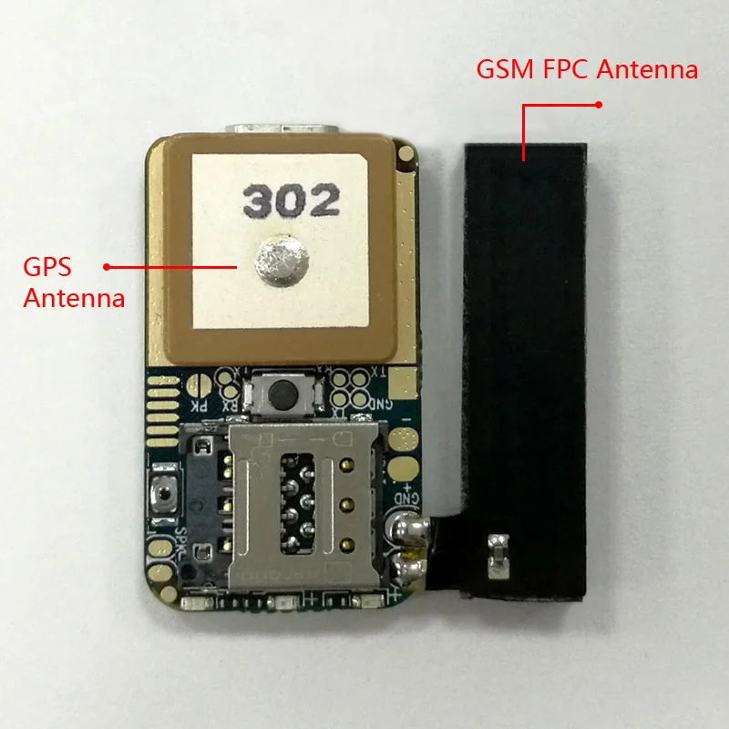 ZX302 Ultra Mini GSM GPS Tracker Locator Real Time Tracking Position Geo-Fence for Children Pets Car Vehicle DIY Modify PCBA Hot