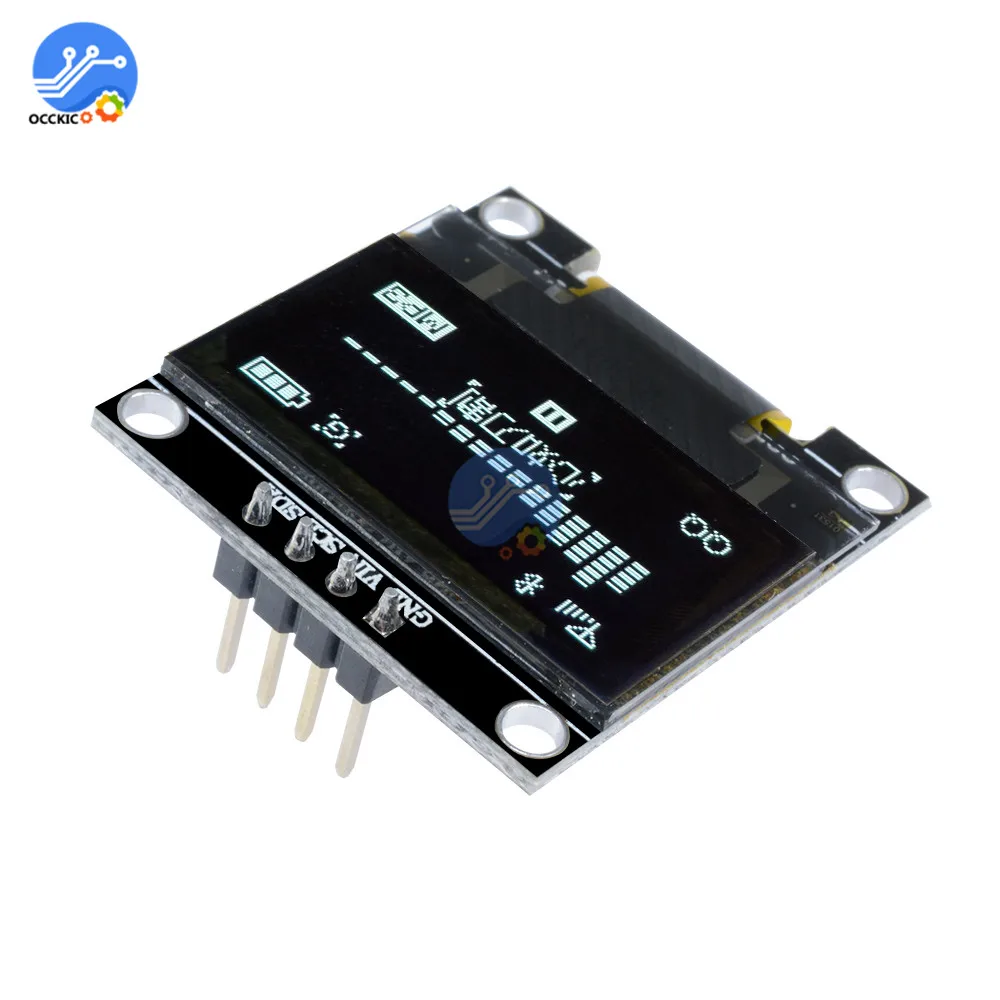 Модуль дисплея 0 96 дюйма IIC серия OLED Screem 128X64 I2C SSD1306 12864 плата с ЖК экраном GND VCC SCL SDA