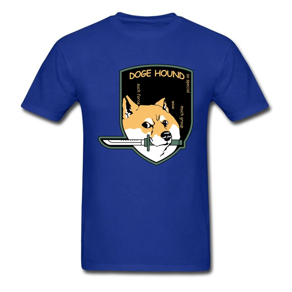 Gift dogehound 8724 Custom Short Sleeve VALENTINE DAY Tops Shirt Dominant O Neck 100% Cotton Tee Shirt Mens T-shirts dogehound 8724 blue