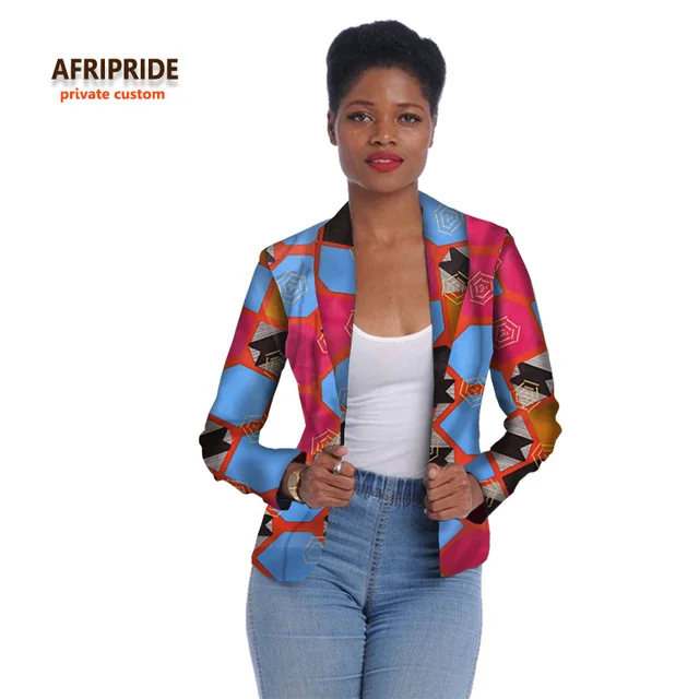 Veste Africaine Pour Femmes Vêtement Tendance Manteau à Manches Longues Tissu Batik En Coton Costume Haut Pour Jeunes Filles Et Filles Sa722405 Collection 2018 Aliexpress