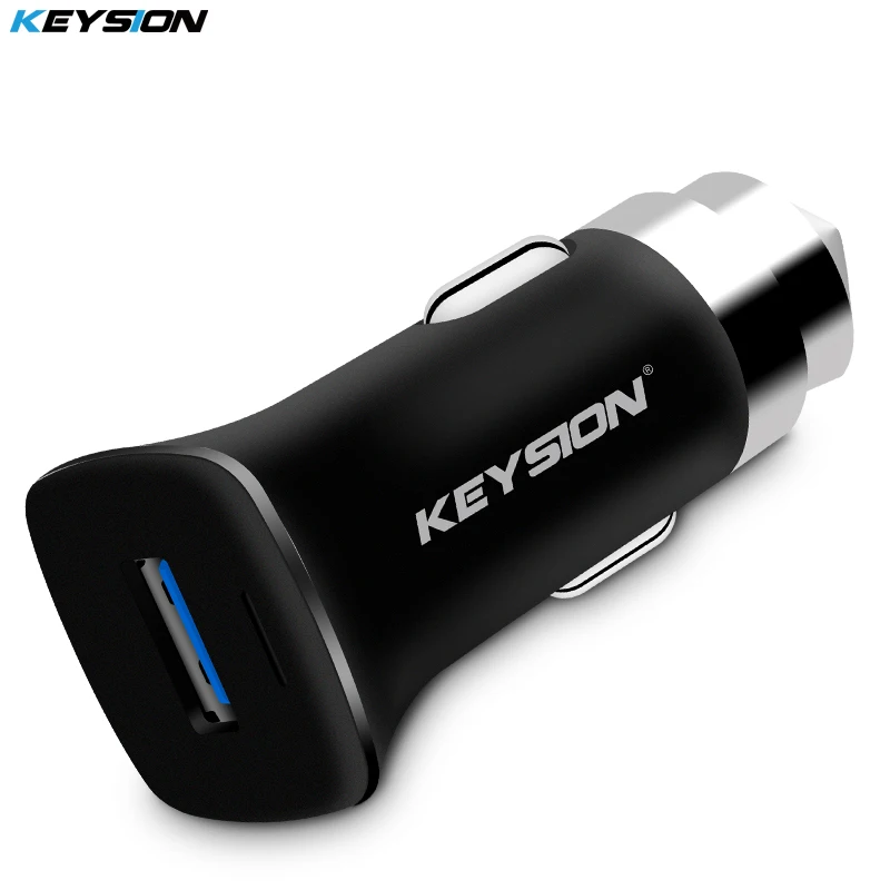 KEYSION Quick Charge 3 0 зарядное устройство QC 5V 9V 12V usb Автомобильное быстрое мобильный