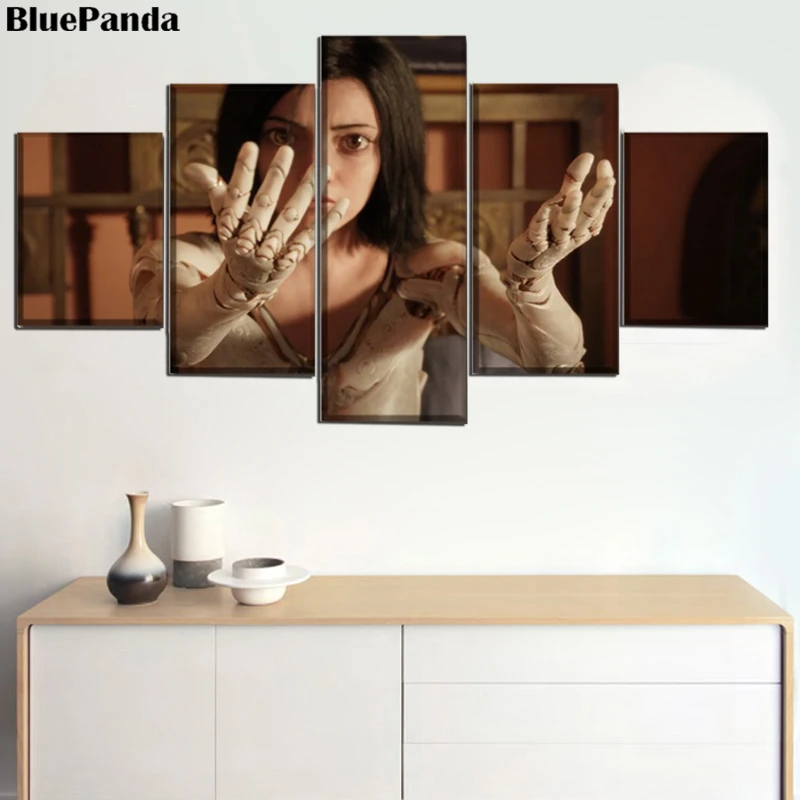 Alita 5 шт. плакат масляные холсты украшения стены искусства картины для гостиной