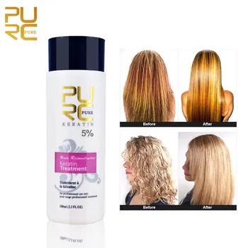 

Straightening Hair Repair Heals Brazilian Keratin 100ml Natural Shiny Moisturizes