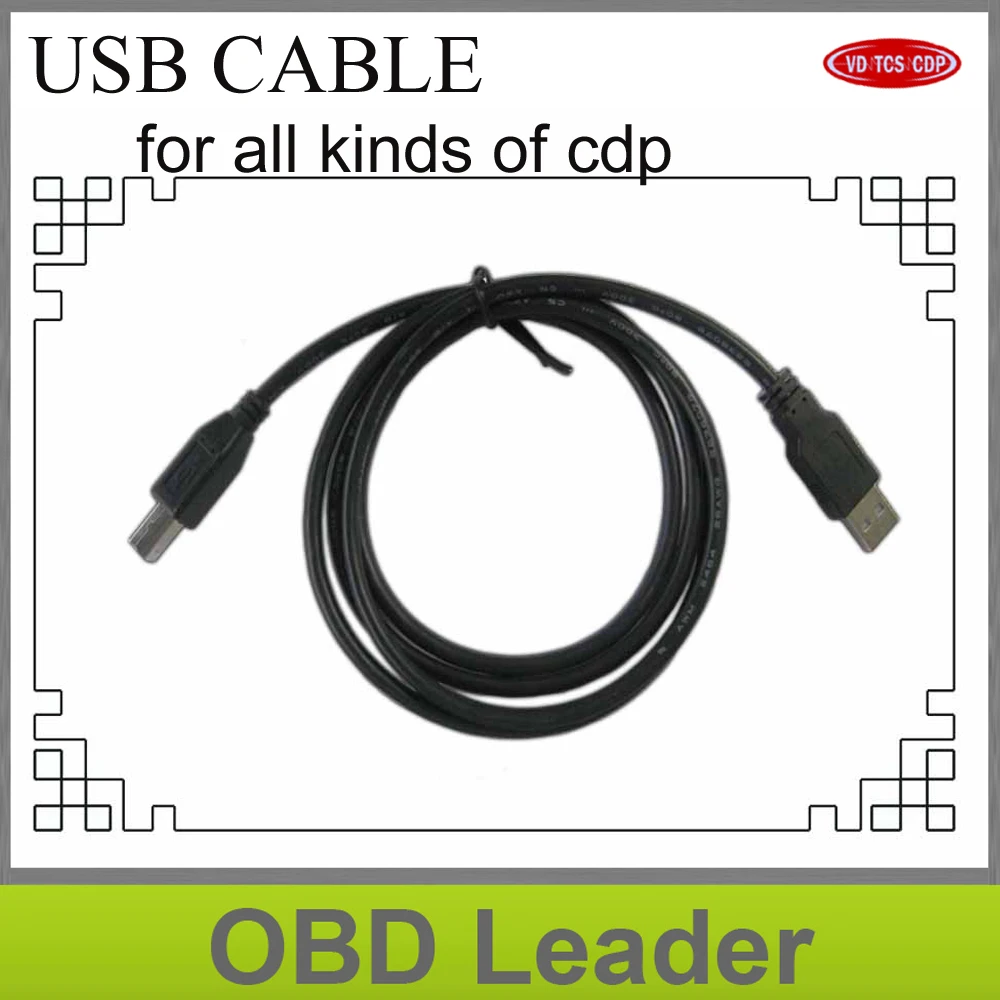 

High quality USB cable for all kinds of vd TCS cdp Multidiag pro MVD wow snooper cars obd2 cables Free Shipping