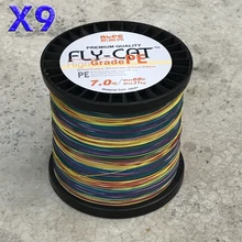 NTEC 500 м 9 нитей PE плетеная рыболовная леска сильная прочность мультифиламентная рыболовная леска