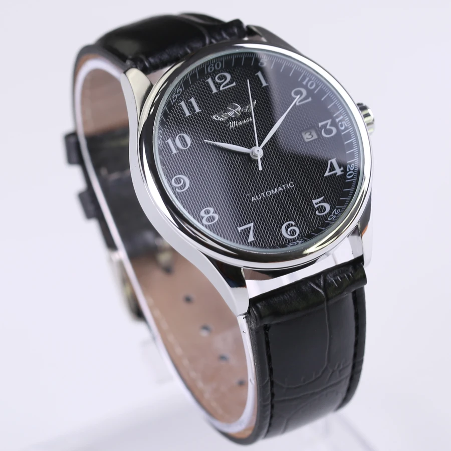 Часы WINNER Классические Мужские автоматические механические часы с датой и
