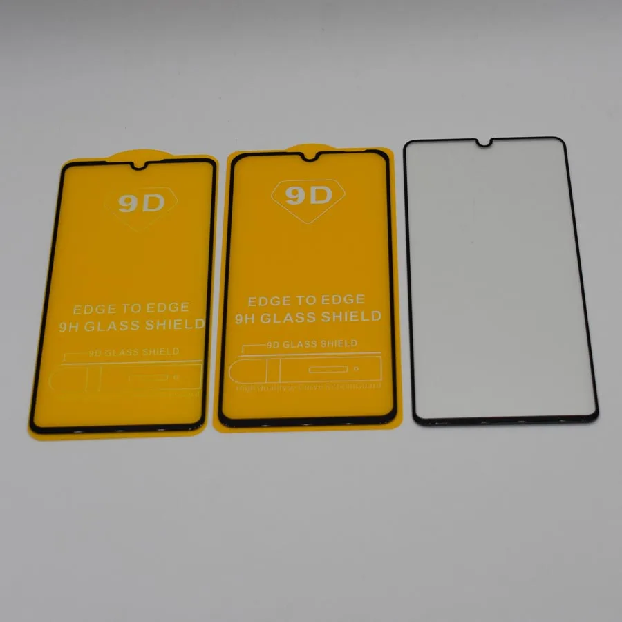 

10pcs 9D full glue Protective Glass For Huawei P30 Pro P30 Lite Full Cover Screen Protector Glass Film