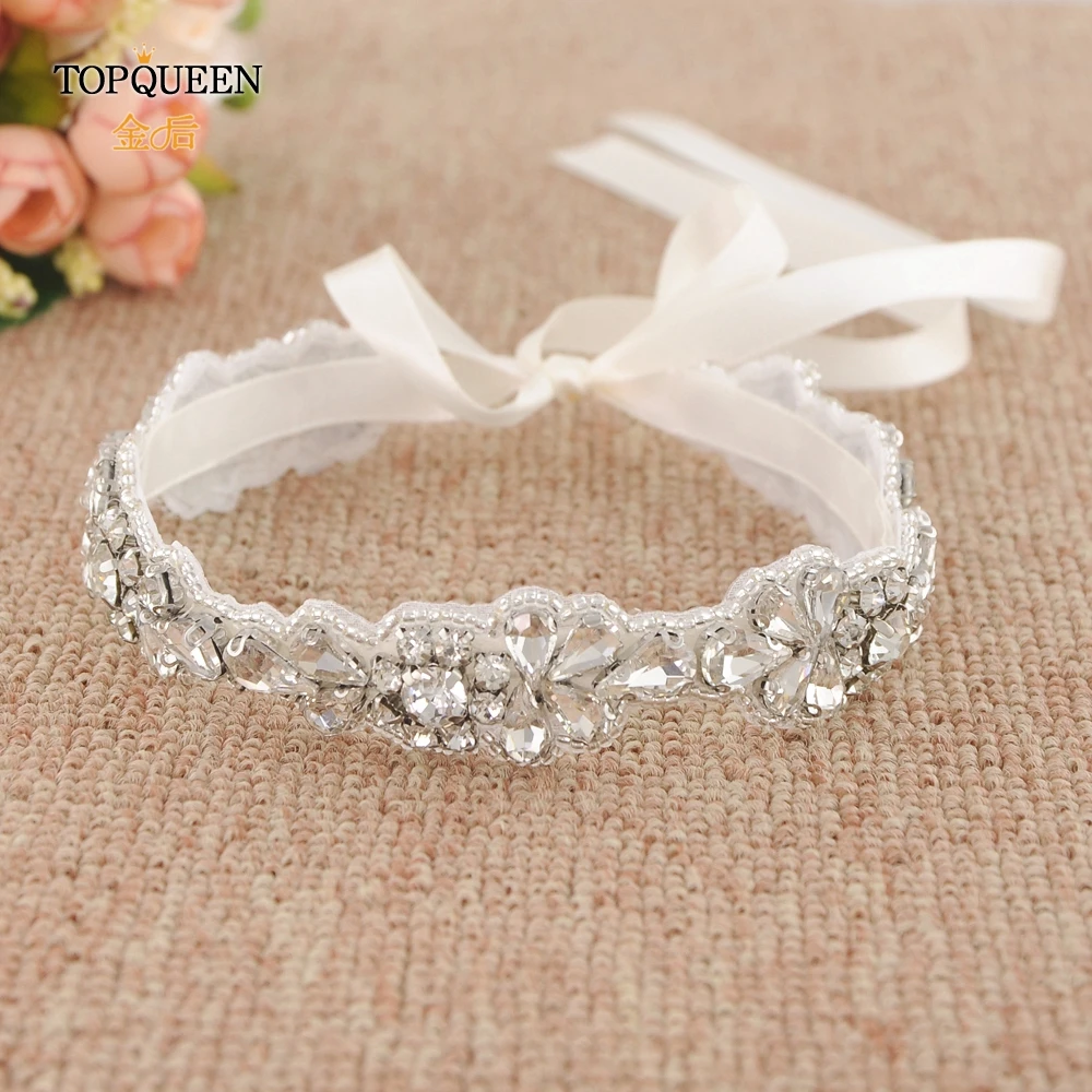 

TOPQUEEN H235 Wedding rhinestone headpiece Crystal beaded bridal headpieces Rhinestones bridal hair accessories for girls