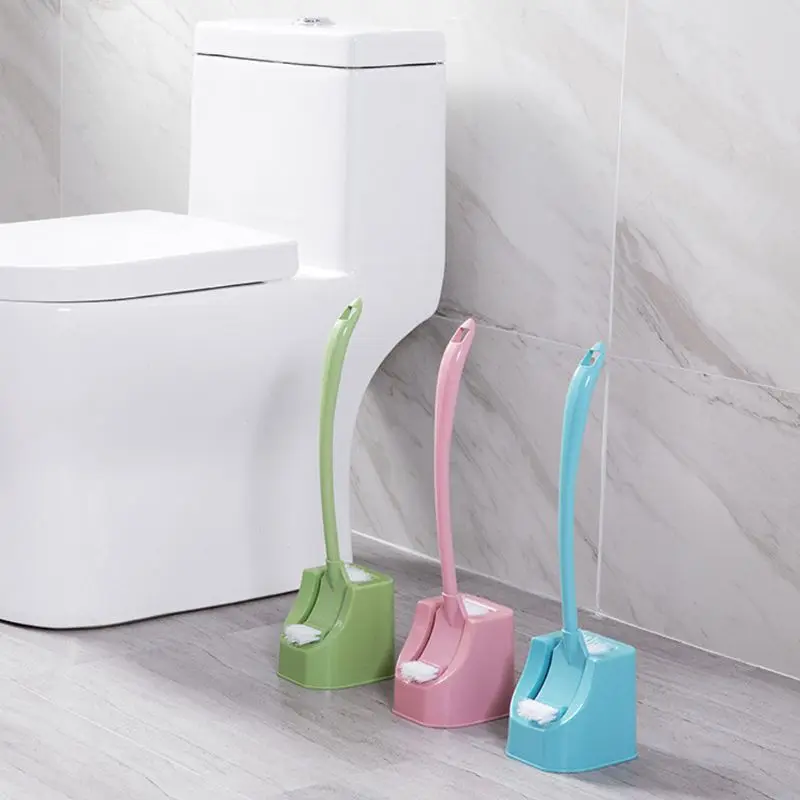 

1 Set Practical Lavatory Brush Toilet Brush & Holder Set Bathroom Accessories