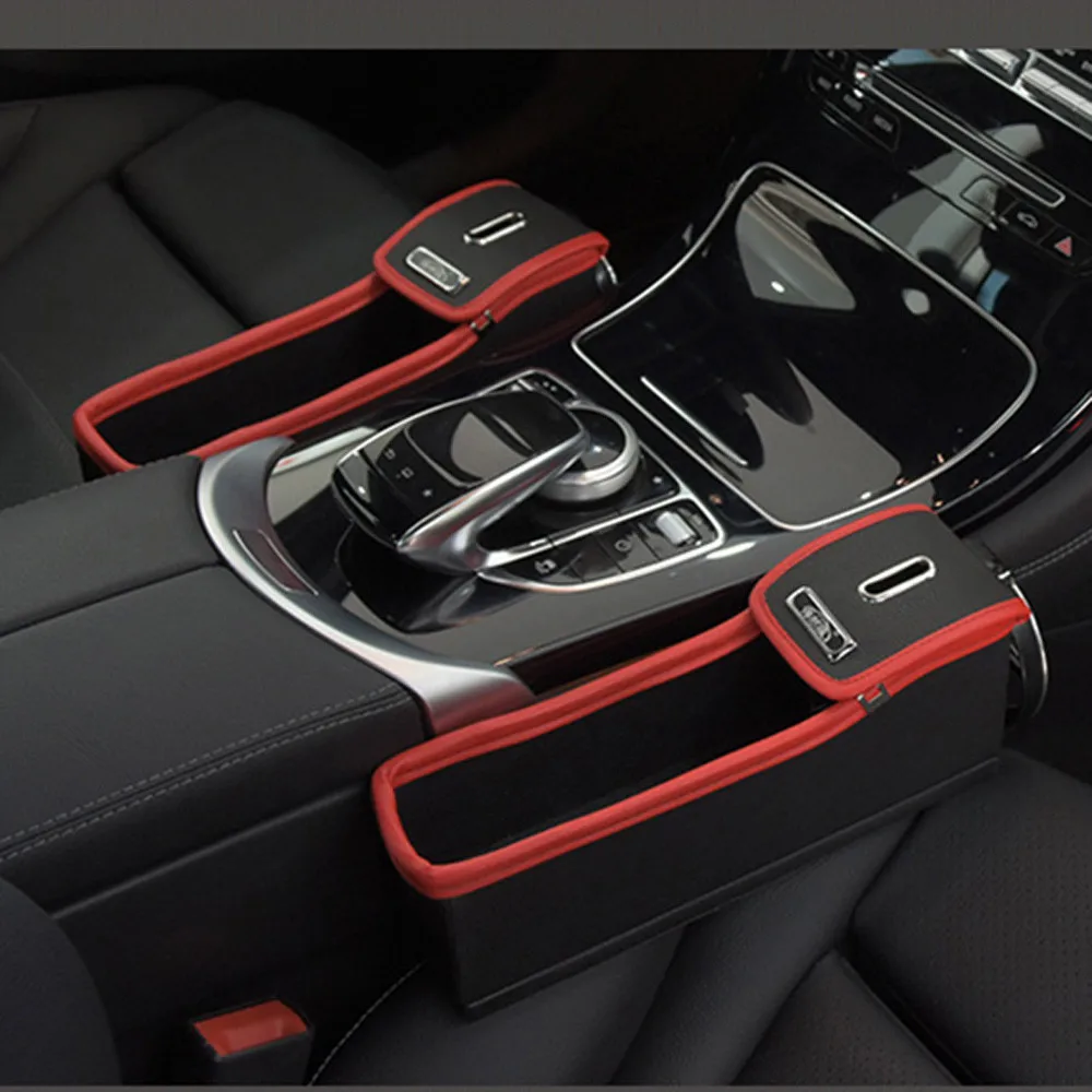 

Multi-function car seat slot storage box with water cup holder Simple and practical and convenient D02B38 19Mar20