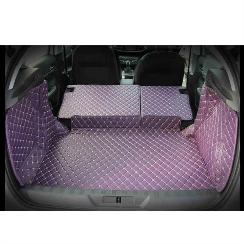 

custom fit leather car trunk mat cargo mat for peugeot 308 T9 2013 2014 2015 2016 2017 5d cargo liner