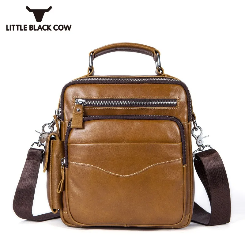 

New Arrival Crossbody Bags For Men Fashion Genuine Leather Shoulder Bags Business Casual Laptop Handbag Messenger Bags
