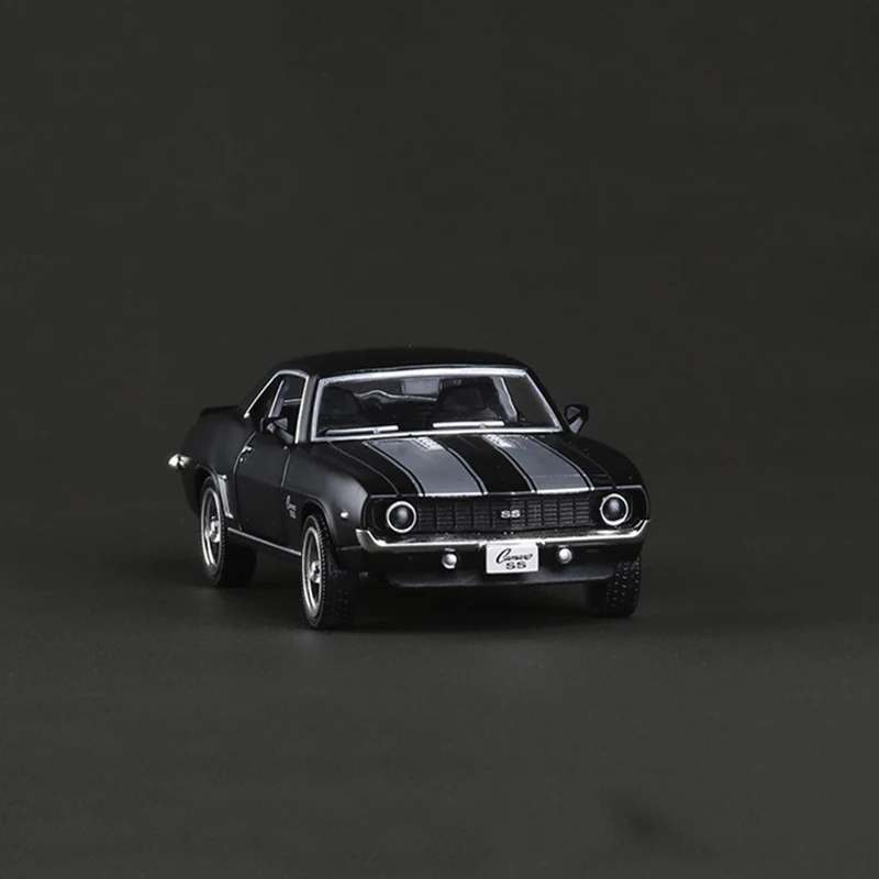 Имитация игрушечного автомобиля Camaro SS 69 в масштабе 1:36 копия мини из сплава