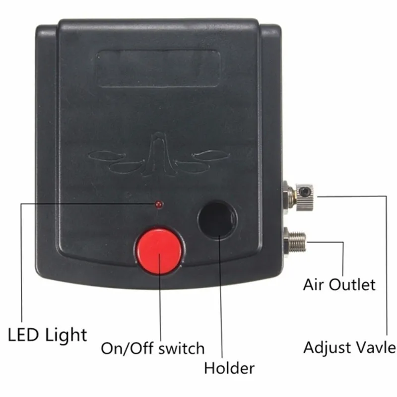 Набор воздушных кистей двойного действия с компрессором, аэрограф P для художественной живописи тела, временная татуировка, модель для маникюра и торта