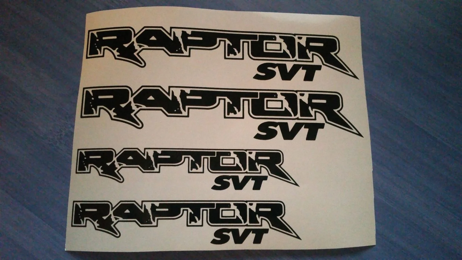 

For Ford Raptor SVT Emblems / Stickers / Decals - 4 total, multiple colors