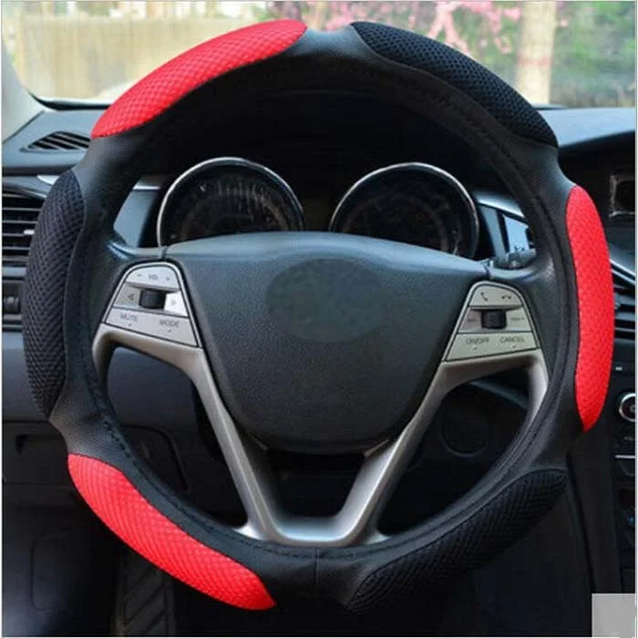 

rete automobile 38cm Universal Car Steering Wheel Cover antislip patchwork design fashion