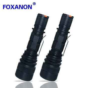 

Foxanon 10W Rechargeable L2 chip diving flashlight waterproof Adjustable led bulb portable for Hiking Hunting Fishling Camping