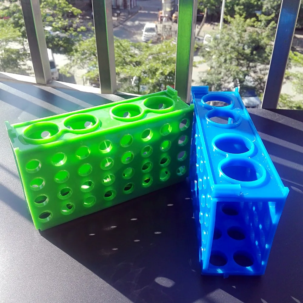 2 piece laboratory test tube Rack plastic centrifuge tubes Box for 0.5ml, 1.5ml, 10ml,15ml, 50ml tubes