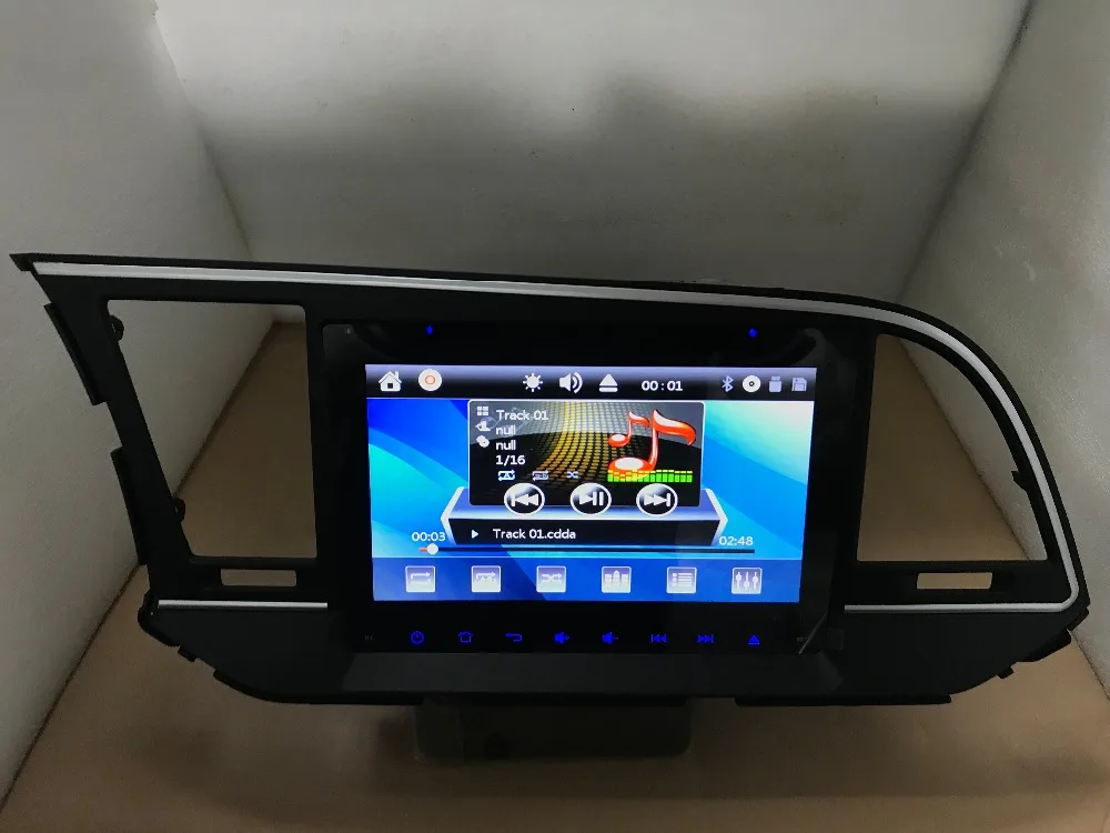 BYNCG 8 дюймов Android 8,0 Octa Core 2 Гб оперативная память автомобильный DVD для hyundai Elantra 1024*600 емкостный экран, 32 gps BT wi fi