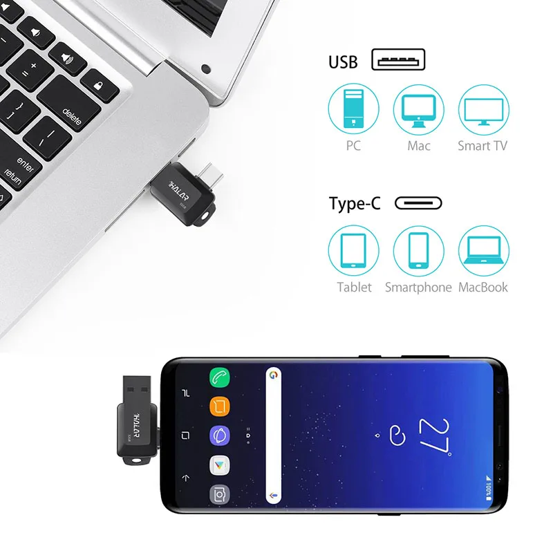 THKAILAR USB 3 0 type C OTG флеш накопитель 128 Гб 64 Флешка 32 высокоскоростная карта памяти