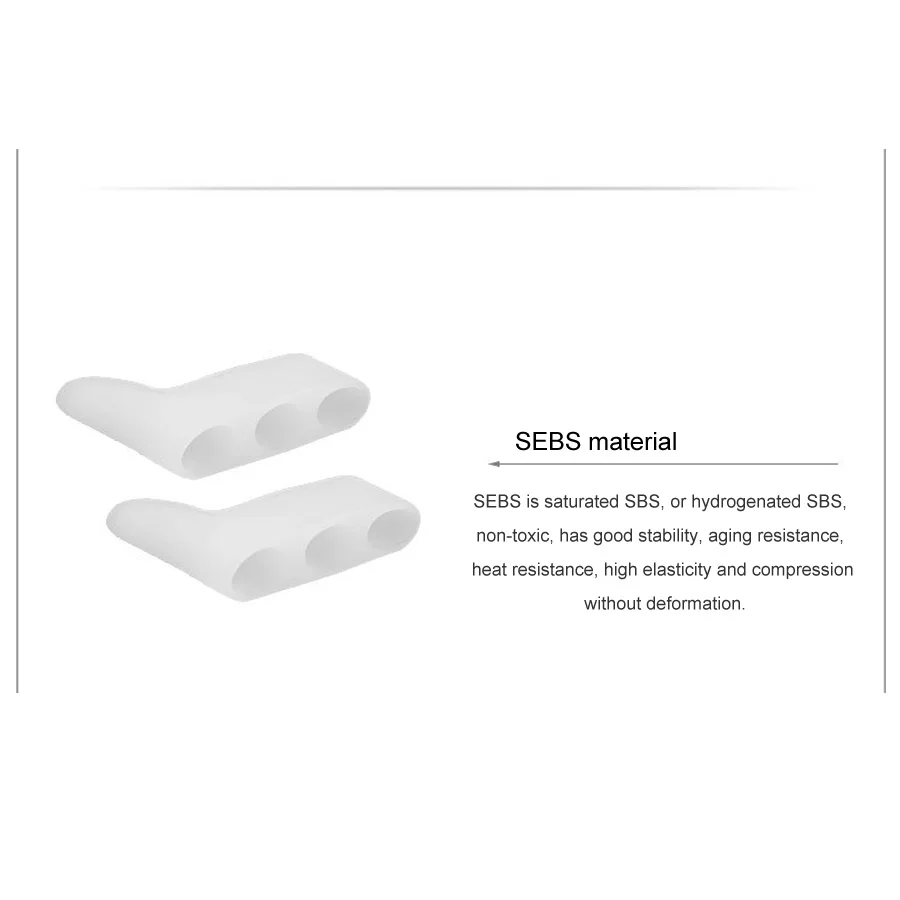 1Pair Foot Care Small Toe Correction Hallux Valgus Bone Straightener Bunion Corrector Thumb Toes Separators Foot 4