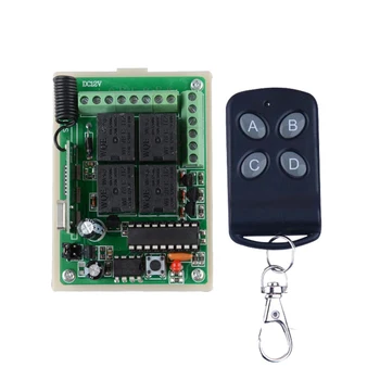 

4CH 12V rf home automation remote control switch315mhz 433MHZ transmitter and recevier wireless switch Radio smart home control