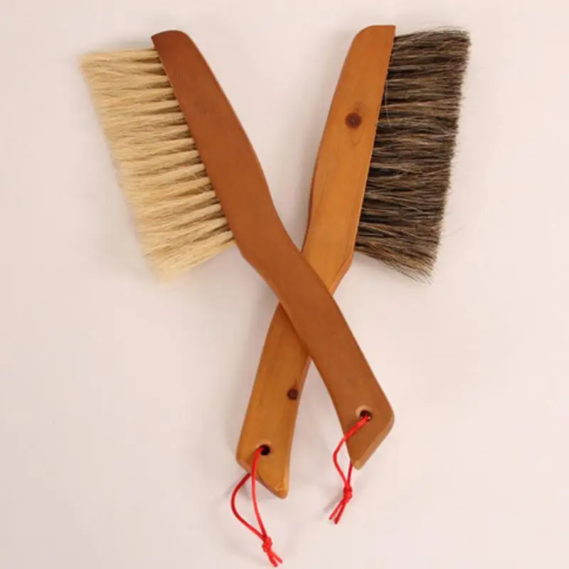 Windows Carpet Table Brush soft bristle + wood handle anti static dust