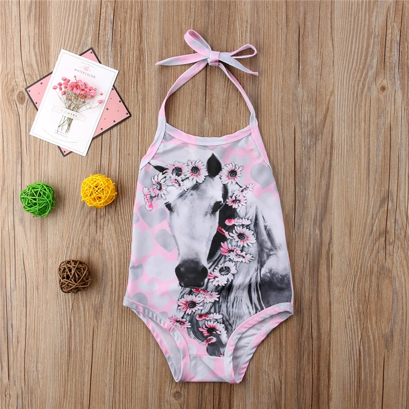 

Unicorn One Piece Swimwear 2018 Summer Kids Baby Girls 1PCS BIkini Set Swimwear Swimsuit Bathing Suit Beachwear Swimming Suit