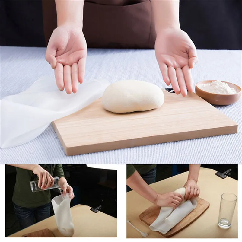 Bread DIY Cooking Pastry Baking Tools Soft Silicone Preservation Magic Nonstick Kneading Dough