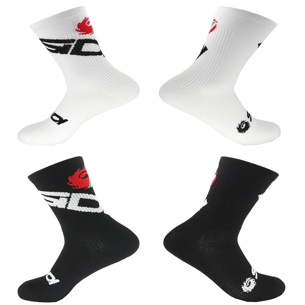 

2019 Pro Team Cycling Socks Men Women Bike Sports Foot Protection Socks White And Black Low Tube Comfortable Bicycle Socks