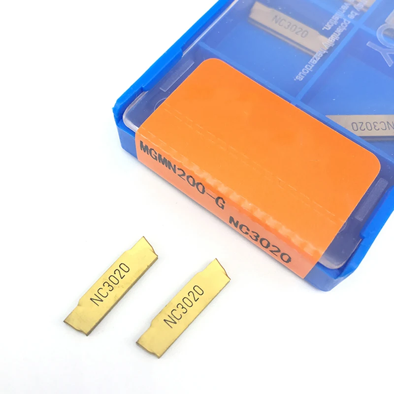10 шт. MGMN200 G NC3020/NC3030/PC9030 2 мм Пазовая твердосплавная вставка mgmn200 токарный станок резец токарный инструмент для пробирки и пазовки
