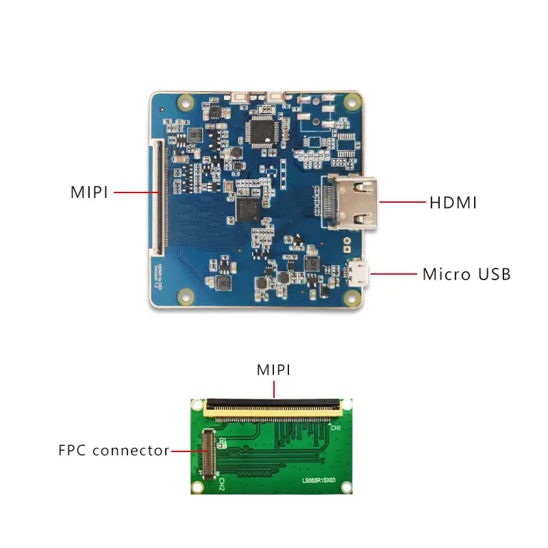 LS055R1SX03 Новый 5 дюймовый 2K IPS 1440x2560 ЖК экран с платой контроллера MIPI для 3d принтера VR