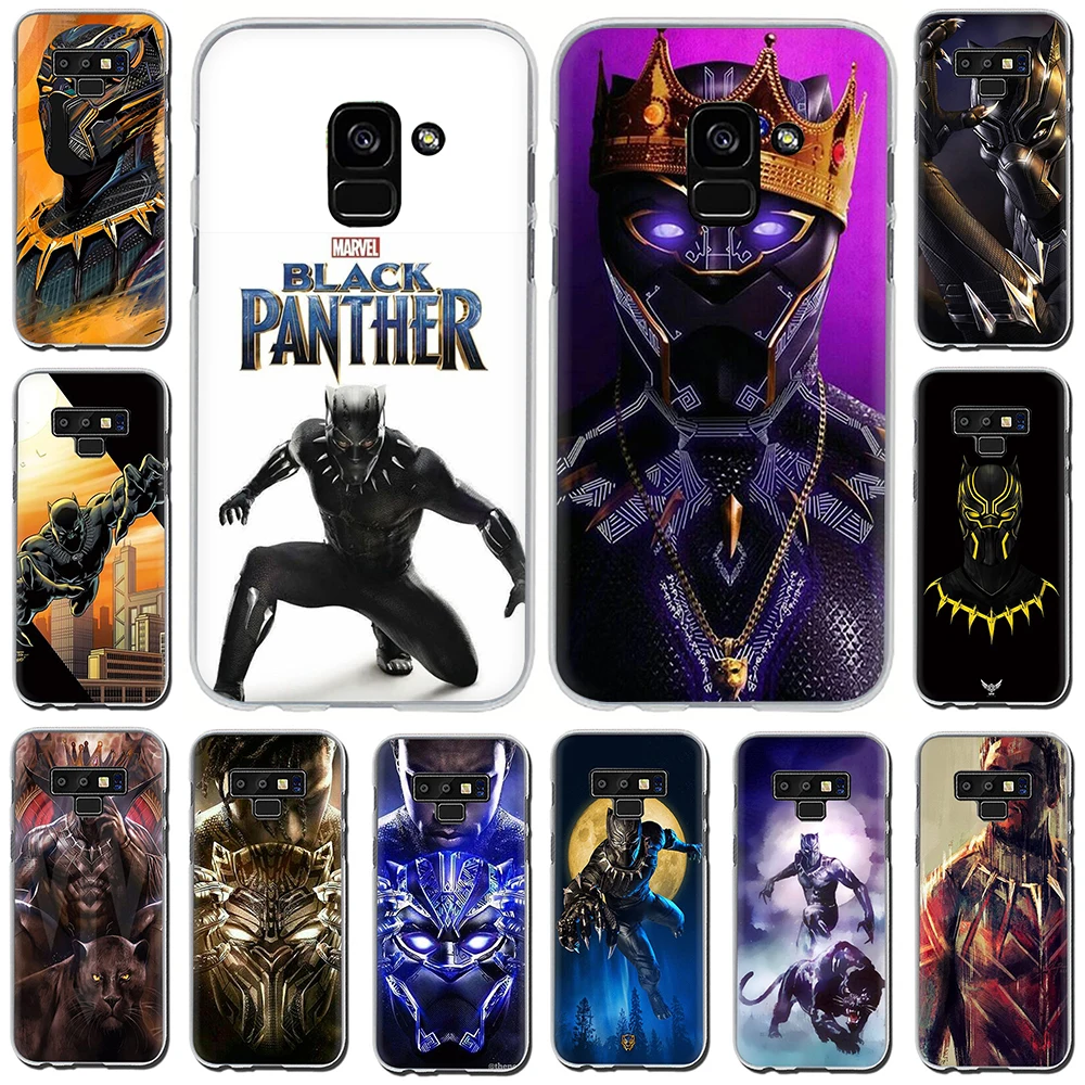 

Marvel Avengers Black panther Hard Phone Cover Case For Samsung Galaxy A3 A5 2016 2017 A7 A8 A9 2018 A 10 30 40 50 70