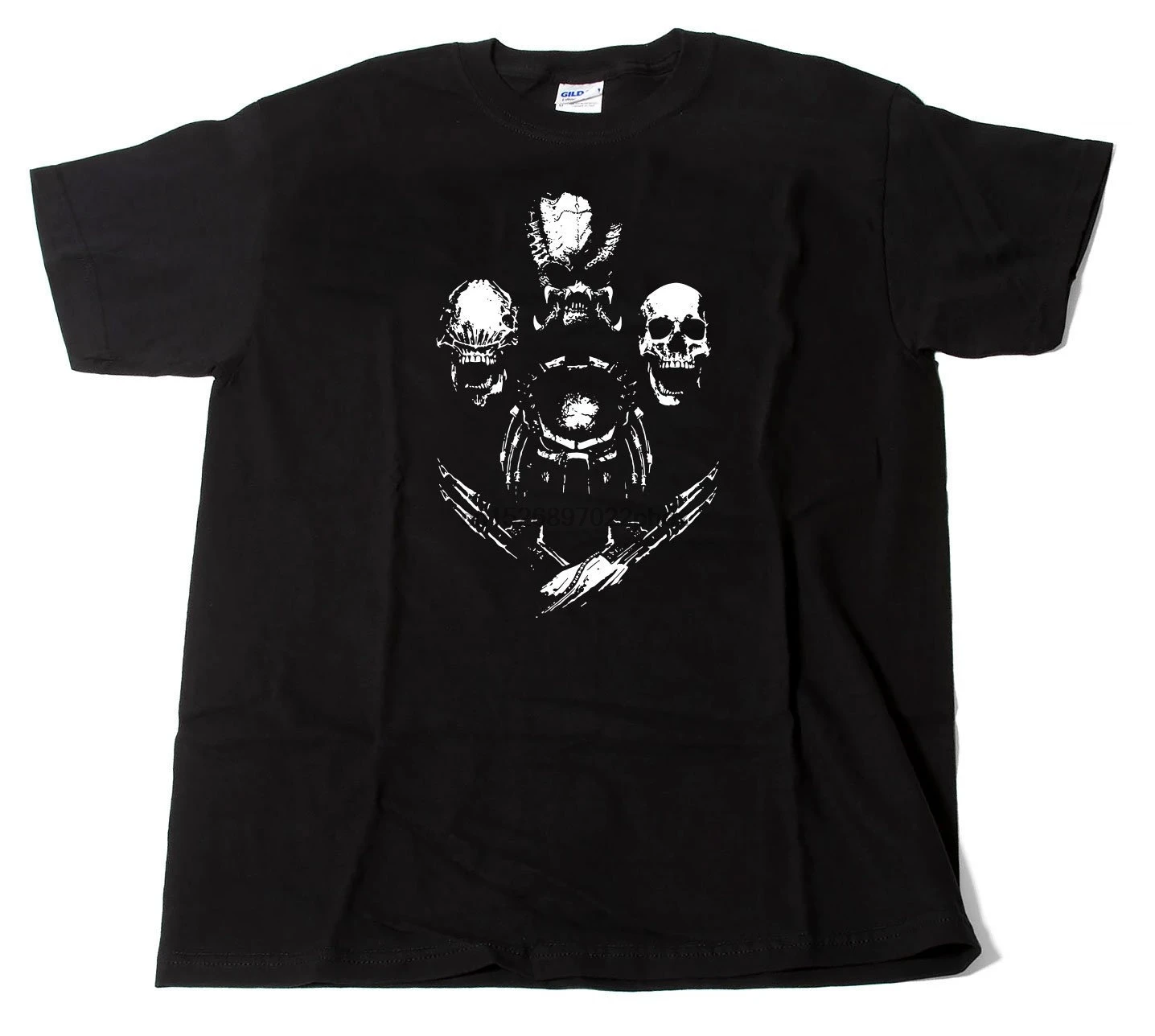 Мужская футболка Predator Rhapsody с изображением Арнольда Шварценеггера из фильма |