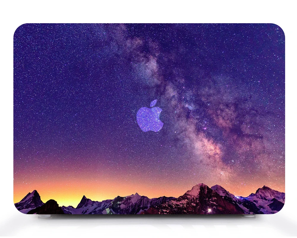 Для Macbook Air11 13 Pro retina Touch Bar 11 12 13 15 пластиковый жесткий чехол Корпус для ноутбука+ крышка клавиатуры+ пленка для экрана+ Пылезащитная заглушка - Цвет: ST07