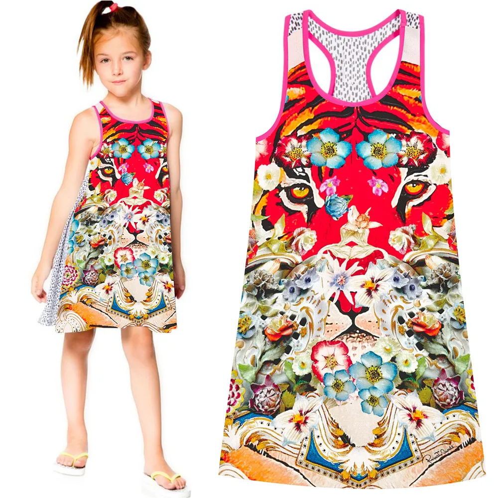 Summer style big brand Print Children Designer baby Kids Clothes
