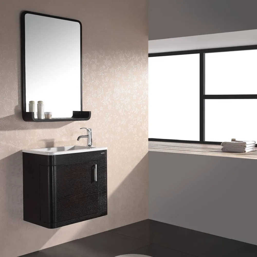 600mm Bathroom furniture Blum Soft Close Top Solid Surface Vanity Cloakroom Wall Hung Cabinet 2063