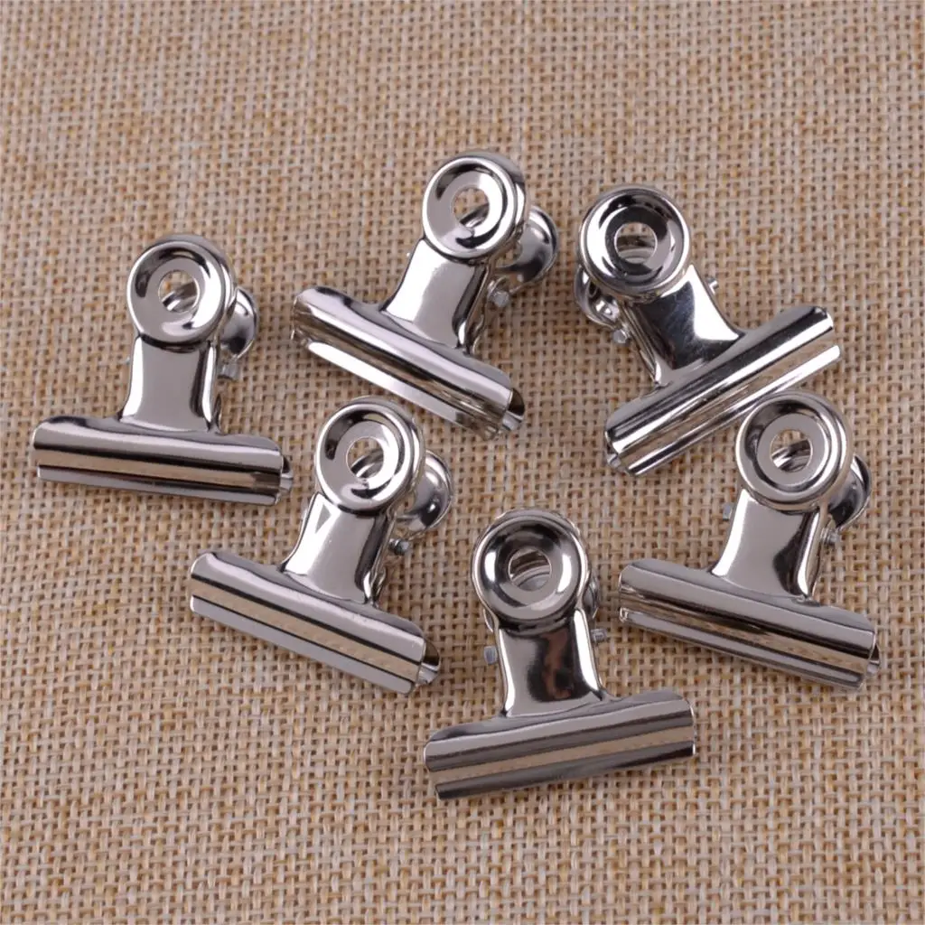 

High Quality 6Pcs Silver Metal Extended Stainless Steel C Curve Nail Pinching Clips Acrylic Nail Pincher Tool Pincer Accessories