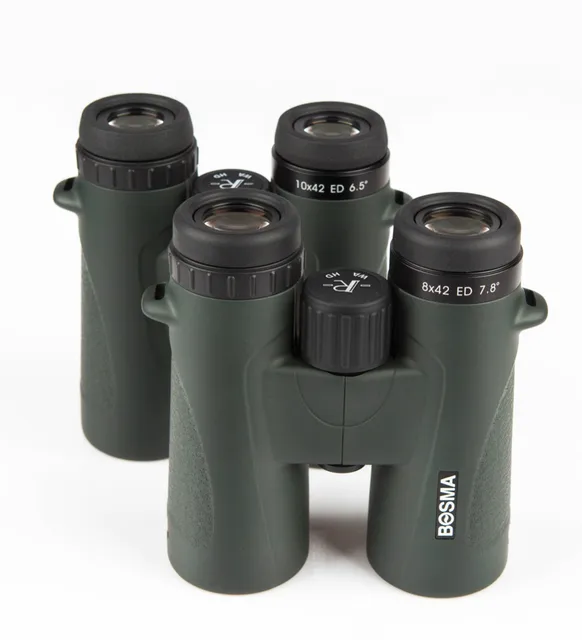 Cheap Bosma 10X42 ED telescope panora, rubber armor protection, ideal for hunting, hiking, camping, birding, telescope