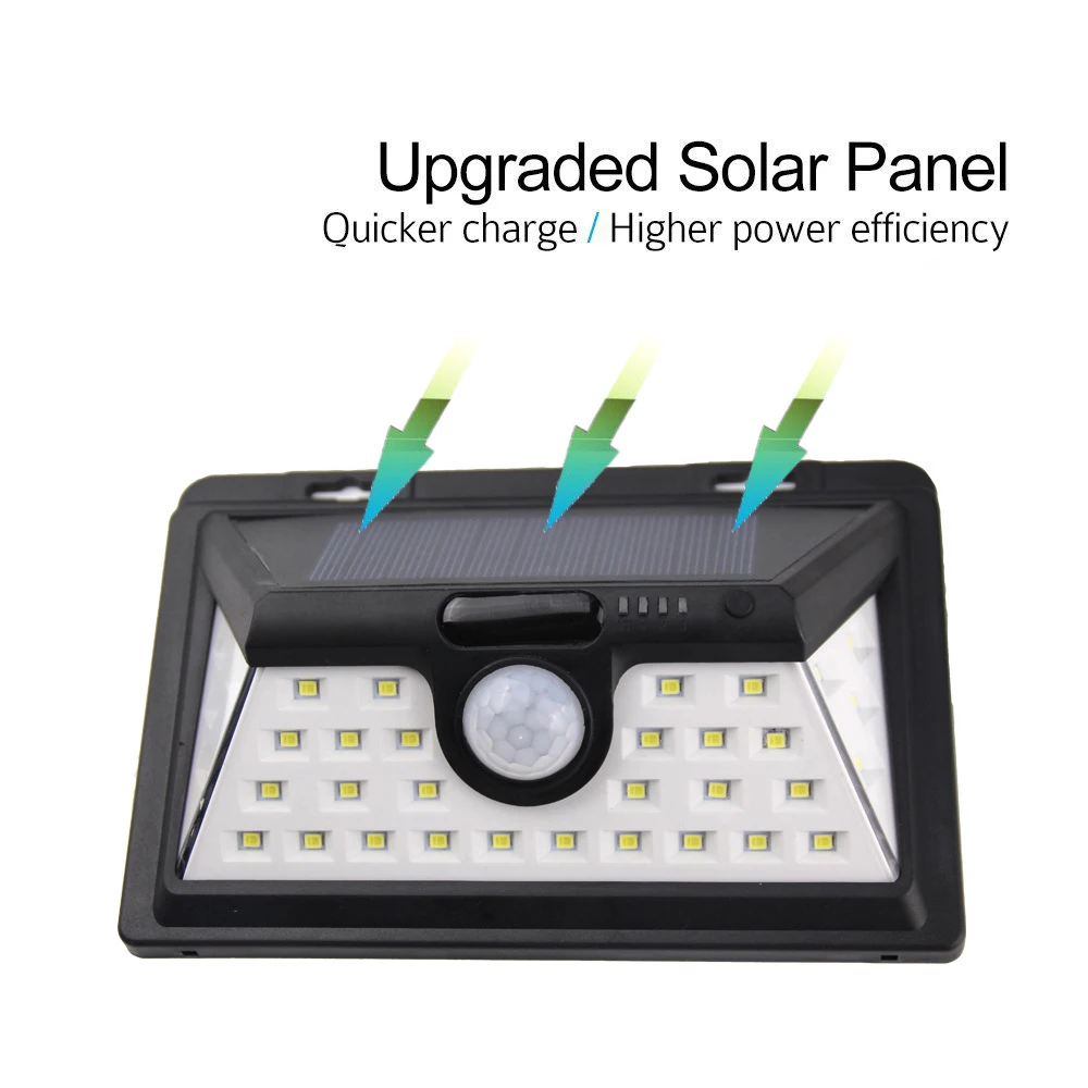 

Solar Powered 34leds Waterproof IP65 Sense Infrared Sensor Lamp Outdoor Light With Indicator Solar Sensor Wall Light Outdoor