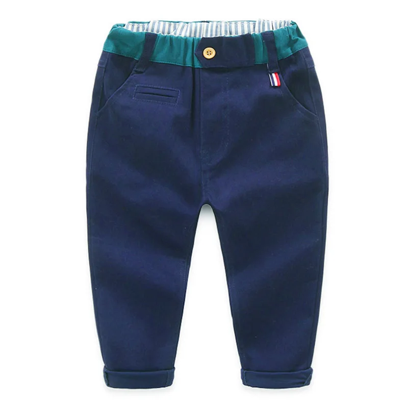 Baby boy solid color trousers 2018 spring children's clothing child