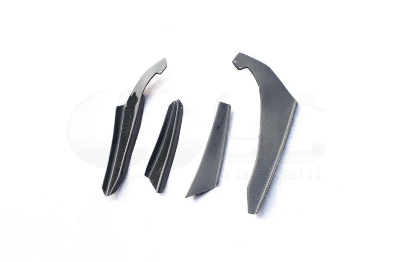1999-2002 Nissan Skyline R34 GTR OEM Front Bumper Canard 4pcs CF (1)
