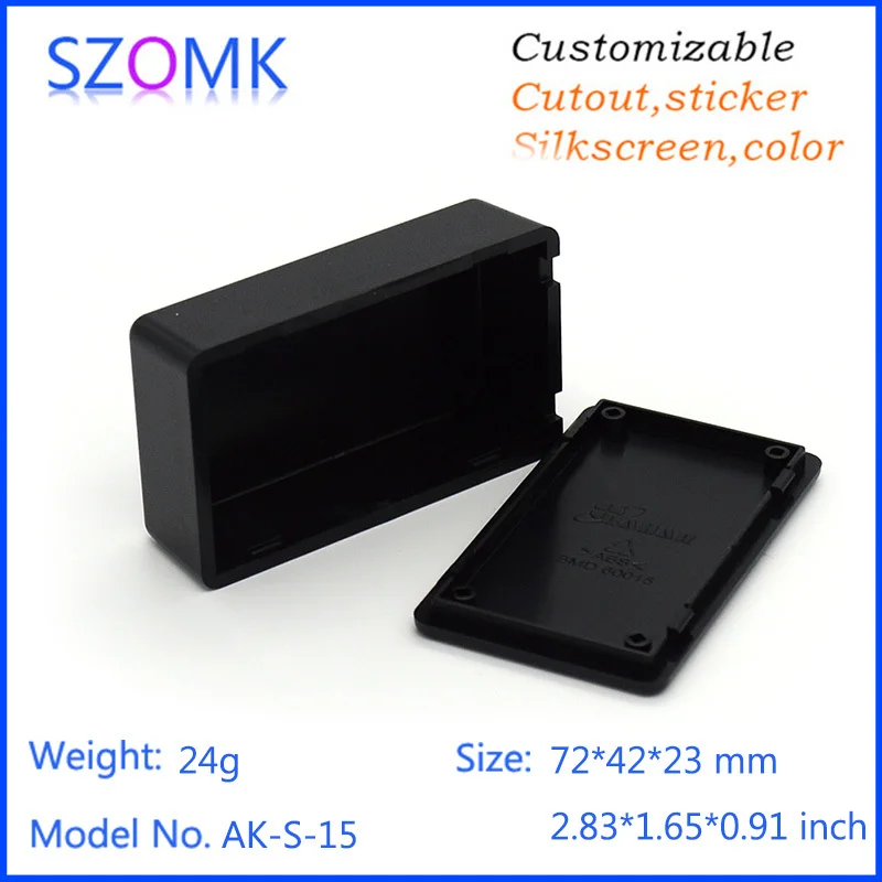 plastic enclosure for electronics control box szomk diy enclosure junction box plastic housing small abs instrument enclosure distribution box black plastic box enclosure electronics case   (11).jpg