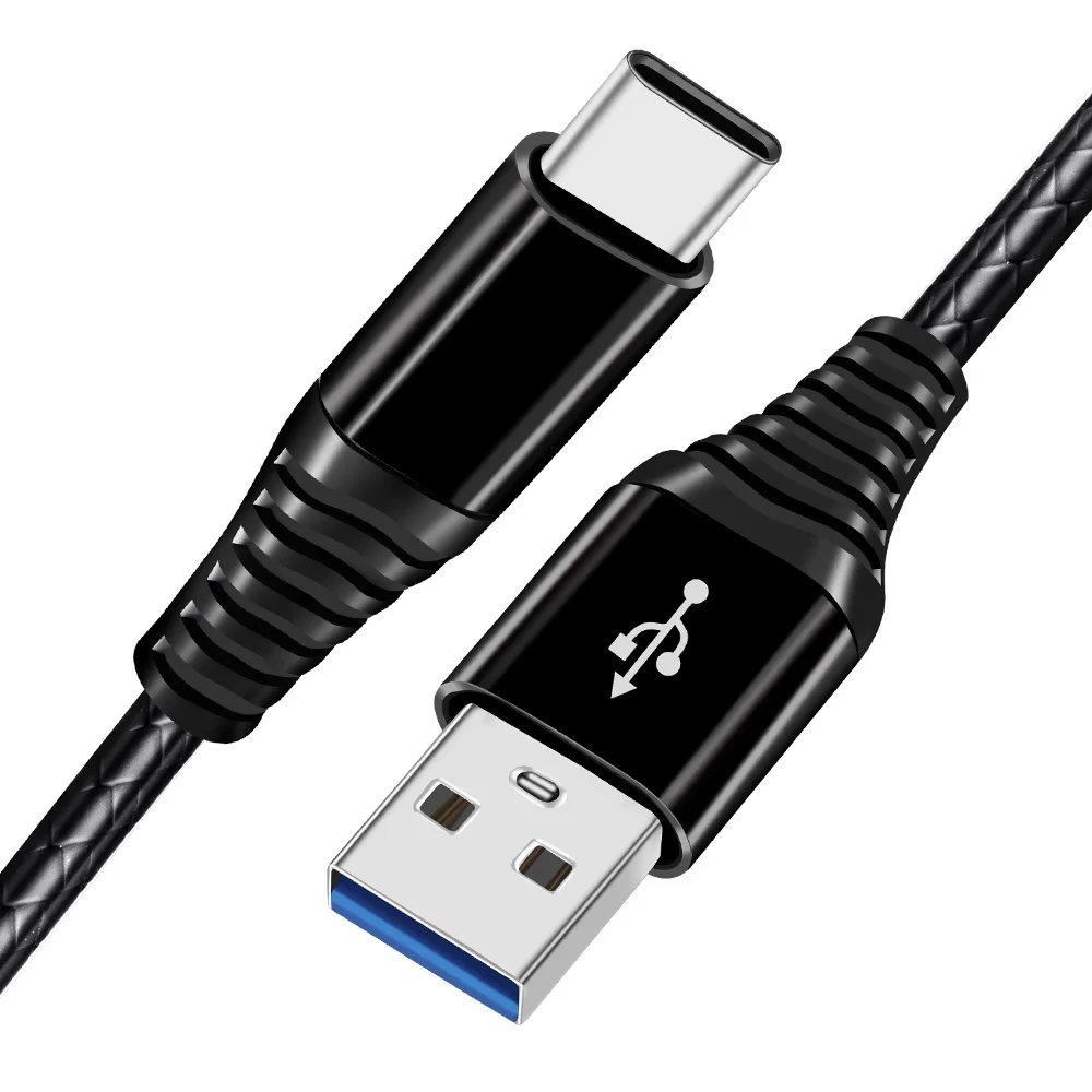 OLAF usb type-C кабель кабели для зарядного устройства USB кабель синхронизации данных type C для samsung S9 S8 Note 9 8 телефон Быстрая зарядка 1 м usb C кабель