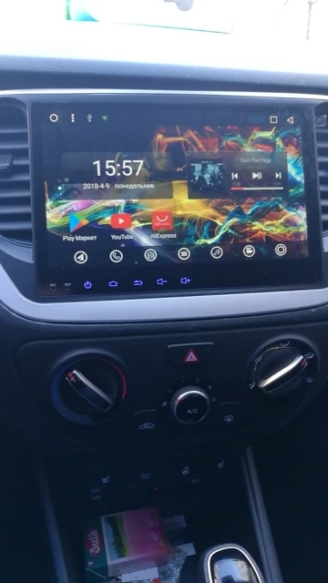 Discount Android 7.1 Car DVD Player 2G/32G For Hyundai Verna 2017 Solaris 2016-2017 GPS Navigation System With Bluetooth/Dual-zone Navi 6